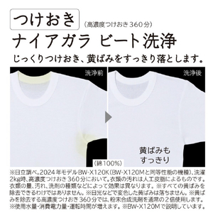 日立 10．0kgインバーター全自動洗濯機 ビートウォッシュ ホワイト BW-X100M W-イメージ7