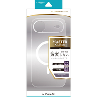 MSソリューションズ iPhone Air用超透明ハードケース 「MASTER CLEAR mag」 クリア/ホワイト LN-IA25MCMWH
