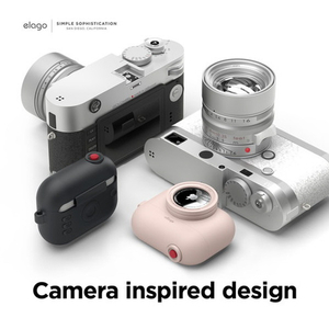 elago AirPodsPro用カラビナ付きシリコンケｰス(AirTag収納可) elago AirPodsPro サンドピンク EL_APPCSSCSO_PK-イメージ7