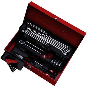 ＫＴＣ 工具セット（片開きメタルケースタイプ）［４３点］ KTC 工具セット（片開きメタルケースタイプ）［43点］ SK3435S-イメージ1
