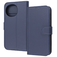 レイ・アウト AQUOS sense10/sense9用耐衝撃 マグネットベルト シンプル 手帳型レザーケース ダークネイビー RT-AQM6ELC1/DN