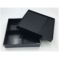 パックスタイル 重箱 黒漆貼箱 7寸四ツ仕切 40個 FC335SH-00654715