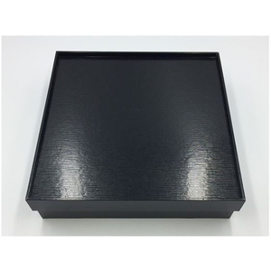 パックスタイル 重箱 黒漆貼箱 7寸四ツ仕切 40個 FC335SH-00654715-イメージ4