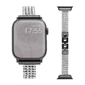 GAACAL Apple Watch Series 1-8/SE1-2 [38/40/41mm]用メタルバンド ブラック W00133BKA