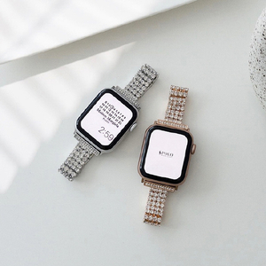 GAACAL Apple Watch Series 1-8/SE1-2 [38/40/41mm]用メタルバンド ブラック W00133BKA-イメージ4