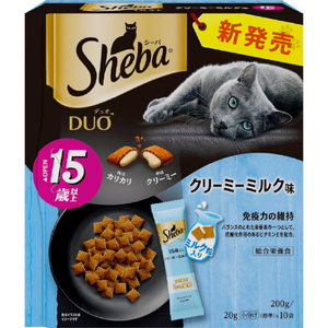 マースジャパンリミテッド シーバ デュオ 15歳以上 クリーミーミルク味 200g(20g×10袋) ｼ-ﾊﾞﾃﾞﾕｵ15ｻｲｸﾘ-ﾐ-ﾐﾙｸ200G-イメージ1