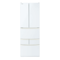 東芝 509L 6ドア冷蔵庫 グランホワイト GR-A510FH(EW)