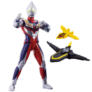 バンダイ ウルトラアクションフィギュア ウルトラマンティガ マルチタイプ ガッツウイングセット UAFｳﾙﾄﾗﾏﾝﾃｲｶﾞﾏﾙﾁｶﾞﾂﾂｳｲﾝｸﾞ-イメージ1