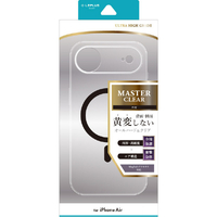 MSソリューションズ iPhone Air用超透明ハードケース 「MASTER CLEAR mag」 クリア/ブラック LN-IA25MCMBK