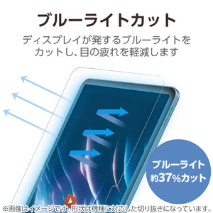 エレコム 11インチiPad Pro(M4)用フィルム 紙心地 着脱式 反射防止 上質紙タイプ TB-A25PMFLNSPL-イメージ6