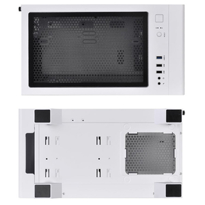 Thermaltake ミニタワー型PCケース S100 TGシリーズ ホワイト CA-1Q9-00S6WN-00-イメージ3