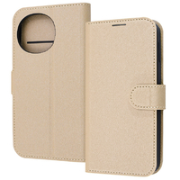 レイ・アウト AQUOS sense10/sense9用耐衝撃 マグネットベルト シンプル 手帳型レザーケース ベージュ RT-AQM6ELC1/BE