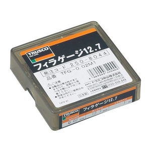 トラスコ中山 TRUSCO フィラーゲージ 0.02mm厚 12.7mm×1m ステンレス製 カット可能0.02112.7mm FC339JW-2508044-イメージ1