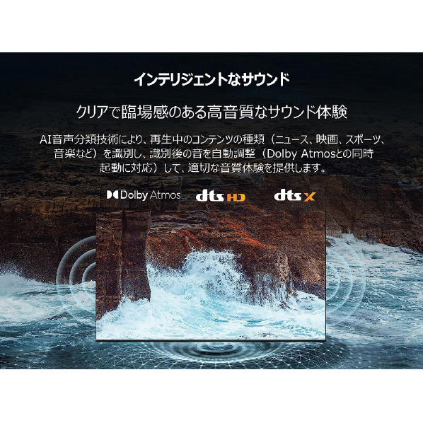 TCL 65V型4K対応液晶 チューナーレススマートテレビ C745シリーズ 65C745 2個Ver2 スタンド含む