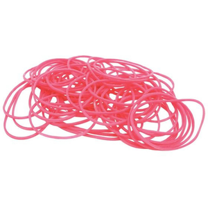 共和 輪ゴム オーバンド 透明袋 #16 パステルピンク 50g FCE632U-GGC-N-400R-イメージ2