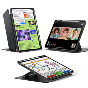 ESR iPad Air 13インチ(M4/M3/M2) Flip ペンホルダー付きハイブリッドケース ブラック ES28509-イメージ6