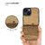 Man & Wood iPhone 15用MagSafe対応天然木ケース Terra I25509I15-イメージ3