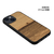 Man & Wood iPhone 15用MagSafe対応天然木ケース Terra I25509I15-イメージ4