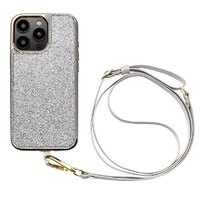 ユニケース iPhone 16 Pro Max用Cross Body Case Duo シャインシルバー UNI-CSIP24LP-2CBSS