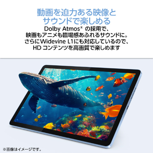 NEC 10．1型Androidタブレット LAVIE Tab Lite ポーラブルー PC-TL103KAL-イメージ3