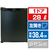 TOHOTAIYO 【左開き】28L 1ドア冷蔵庫 ブラック TH-S28L1-BK/L-イメージ1
