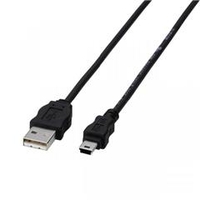 エレコム エコUSBケーブル(A-miniB) 1．5m ブラック USB-ECOM515