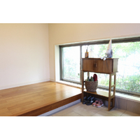 オスマック KTXTB-6080BR 天然木桐製 ジャバラ扉のコンソールテーブル