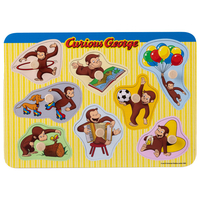 ヴィットハート おさるのジョージ 木製かたちあわせパズル ジョージとあそぼう ｼﾞﾖ-ｼﾞﾓｸｾｲｶﾀﾁｱﾜｾﾊﾟｽﾞﾙｱｿﾎﾞ