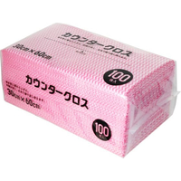 大和物産 カウンタークロス 60×30cm 100枚入 ピンク FC289NW