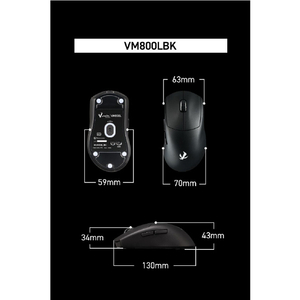 エレコム V custom VM800L ブラック M-VM800LBK-イメージ9
