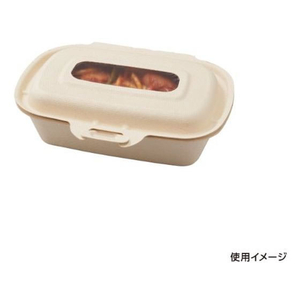 パックスタイル バガス容器 BBランチN 180-120 ラミ 50枚 FC338SH-00657841-イメージ5