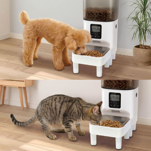 ドギーマン 食べやすい テーブル自動食器 シングル 4L FCK137E-イメージ2