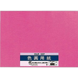 マルアイ 色画用紙4ツ切 もも ｲﾛｶﾞﾖｳｼ4ﾂｷﾞﾘﾓﾓPｴN43P-イメージ1