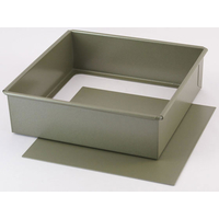 富士ホーロー ベイクウェアー角型デコレーション底取12cm FC70053-57299