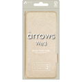 エアージェイ arrows We3用 ソフトレザー手帳型ケース シャイニーゴールド AC-WE3 SHY SG