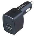 セイワ USB2ポート 電圧モニタリングDCパワープラグ 計4．8A F312