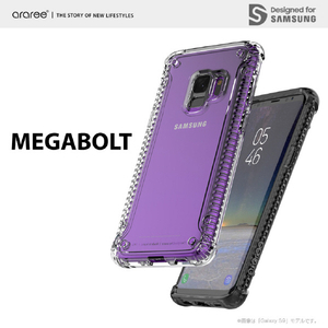 araree Galaxy S9用ケース Mega Bolt アーバングレー AR12512S9-イメージ4