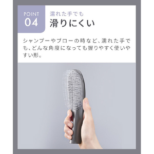 SALONIA マルチケアブラシ スムースシャイン ピンク SAL25321-PK-イメージ13