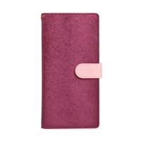 HANSMARE Xperia 1用CALF Diary CASE ワインピンク HAN16513X1