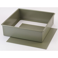 富士ホーロー ベイクウェアー角型デコレーション底取15cm FC70054-57290