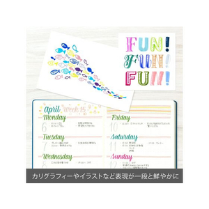 ぺんてる 筆touchサインペン グレーブルー FCV2893-SES15C-S3-イメージ5