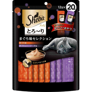 マースジャパンリミテッド シーバ とろ～り メルティ まぐろ味セレクション(12g×20P) ﾄﾛ-ﾘﾒﾙﾃｲﾏｸﾞﾛｾﾚｸｼﾖﾝ12GX20-イメージ1