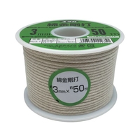 ユタカメイク 綿金剛打ロープ ボビン巻 3mm×50m FC587GN-8276068