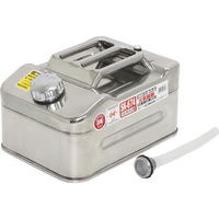 エスコ 10L ガソリン携行缶 ステンレス製 FCJ734H-EA991HB-51A