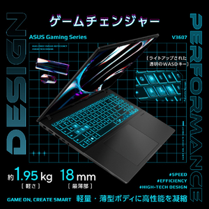 ASUS ノートパソコン ASUS Gaming V16 ブラック V3607VM-C7321R5060W-イメージ3