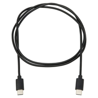 アイネックス PD60W対応 USB2．0 Type-Cケーブル(1m) ブラック U20CC-MM10P6