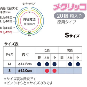 プラス メクリッコ S 箱入り 20個 KM-401 F020896-35-887KM-401-イメージ6