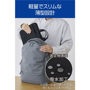 エレコム インナーバッグ/ハンドル付き/ポケット付き/13．3インチ ブラック BM-IBHC13BK-イメージ6