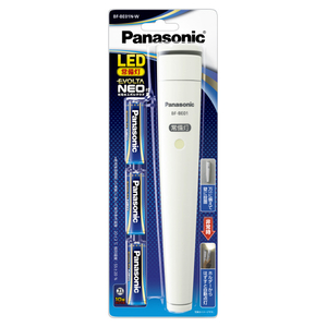 パナソニック 乾電池エボルタNEO付き LED常備灯 ホワイト BF-BE01N-W-イメージ2