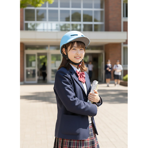 トレードワン SG シティサイクルジュニアヘルメット (SG認証付き) ブルー 60215BL-イメージ5